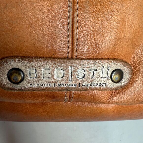 Bed Stu Tan Leather Tote with Studded Accents - Picture 4 of 16